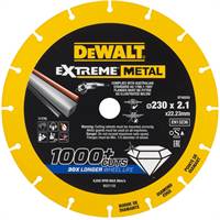 Diamantna plošča DEWALT® EXTREME® METAL 230x2,1x22,23mm, ZDT40255-QZ