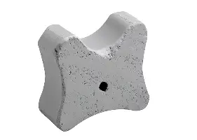 Vlaknobetonski podstavek VARIO brez žice višine 45/55/60mm, širine 28mm 125kos/vreča 40vreč/pal, ZFBEK45