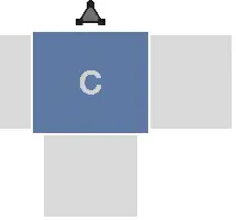 Transportna košara "C" GEDA 500Z/ZP 2, 1,6x1,4x1,1/1,8m, 2 nakladalna preklopa, 1 razkladni preklop, ZG1045