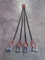 Obešalo iz verige 4-delno 1,6m premer 7mm, nosilnost 2000kg za 10731 delovno košaro, ZKG107303