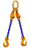 Verižno obešalo PEWAG WIN 2-delno 2,0m, veriga p=8mm, 3550kg, možnost skrajšave, ZKG83256