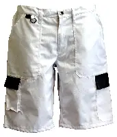 Kratke hlače LO-PROTEC belo/sive 245 g/m² vel. 50 P5, ZLO-PROTEC-AS50