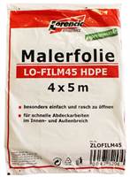 Pleskarska folija LO-FILM45 HDPE 4x5m 20kos/kart 90kart/pal., ZLOFILM45
