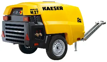 Kompresor KAESER SET M27PE 2,6m³, 7,0bar, brez zavore, olje za orodje, ZM27PE-SET