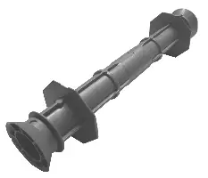 Stenski opažni distančnik OKTAGON-PLUS kpl. z 2 čepa, dolžina 250mm 100kos/vreča 24vreč/pal., ZOP25