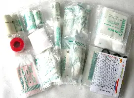 Komplet material za kovček za prvo pomoč Tip I, ZVKIA