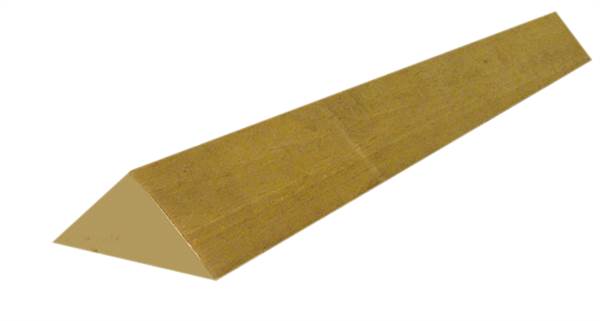 Lesena trikotna robna letvica 30/41mm 2,0m/palica, 50palic/vez, 56vezov/paleta, ZHDK30