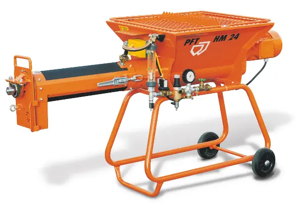 Pretočni mešalnik PFT HM 24 z gumi snemljivo mešalno cevjo in prirobnico 400V/3,3kW, Z00020357