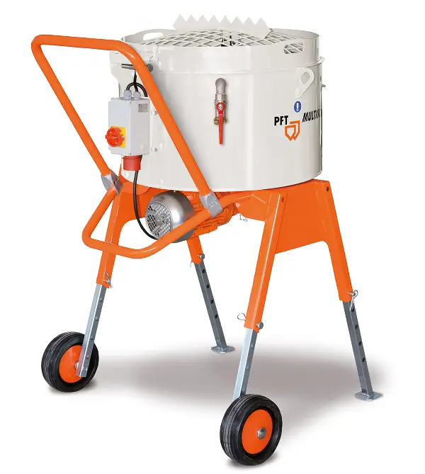 Horizontalni mešalec PFT MULTIMIX 2,2kW 400V vsebina 140l mešalna količina 80l teža 148kg, Z00251636