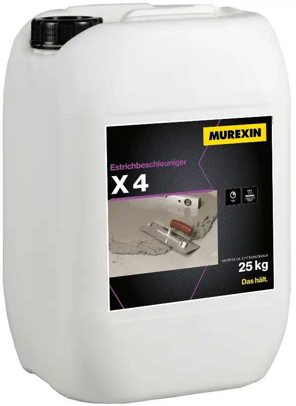 Estrichbeschleuniger X4 25kg/Kan. 24Kan./Pal, Z0031025