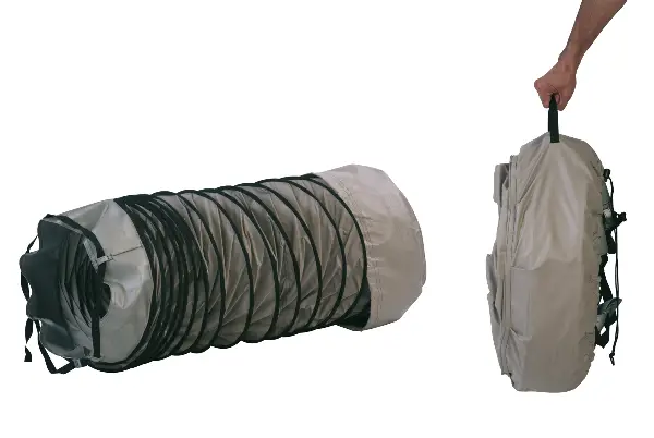 Cev za vroči zrak max. 100°C, p=300mm, dolžine 6m, s pasnico, za LE120 in LK40C, Z02AC562