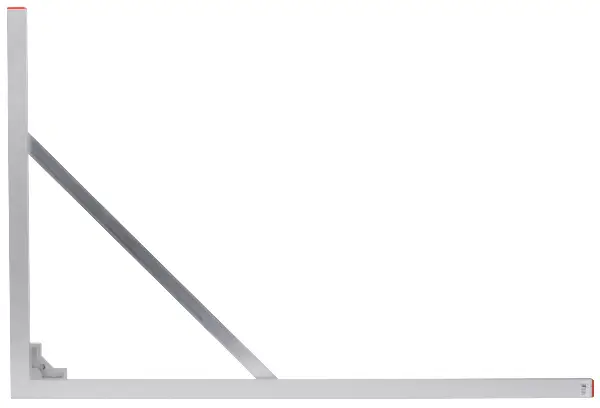 Gradbeni kotnik BWW 100x150cm s kapicami iz plastike, Z03492201