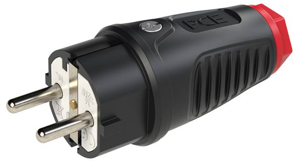 Šuko vtikač TAURUS 2, gumi 250V IP54 P30, Z0511-SR