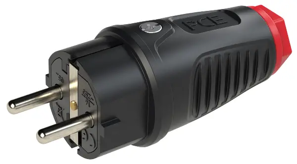 Šuko vtikač TAURUS 2, gumi 250V IP54 P30, Z0512-SR