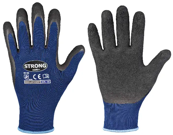 Handschuh Feinstrick LAFOGRIP STRONGHAND®, blau, EN388, Gr. 11, VPE120, Z052611