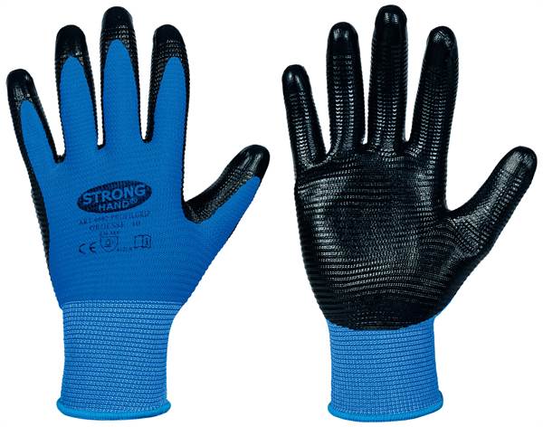 Rokavice PROFILGRIP STRONGHAND®, modre, EN388, Vel. 10, P120, Z058210