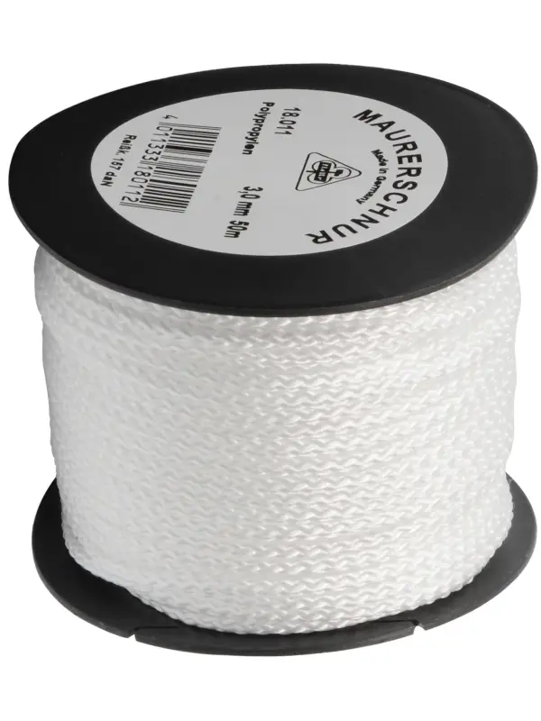 Zidarska vrvica PP bela 2mm 100m/rola P6, Z0695260