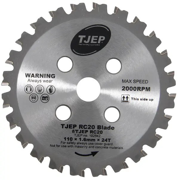 Diamantna rezalna plošča TJEP RC20 110x1,6mm za rezalnik TJEP RC20/RC20A, Z102942