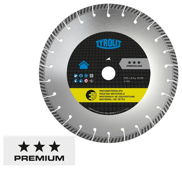Diamantna rezalna plošča C3R 230x2,4x22,2mm Krovec TYROLIT, Z103283