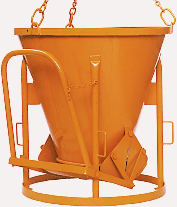 Silos za beton 1011.8, 500l stožčast z vzvodom za odpiranje, Z1050