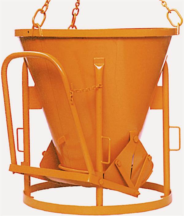 Silos za beton 1011.12, 1000l stožčast z vzvodom za odpiranje, Z10800