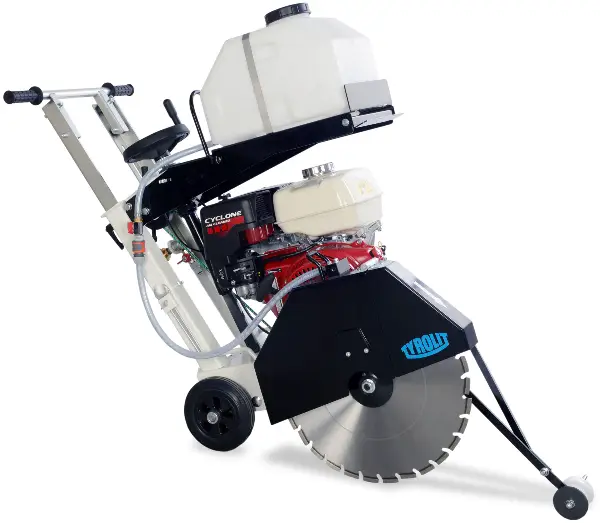 Rezalnik za rezanje betona in asfalta TYROLIT FSG513, s posodo za vodo, brez diamantne plošče, Z10988800-1