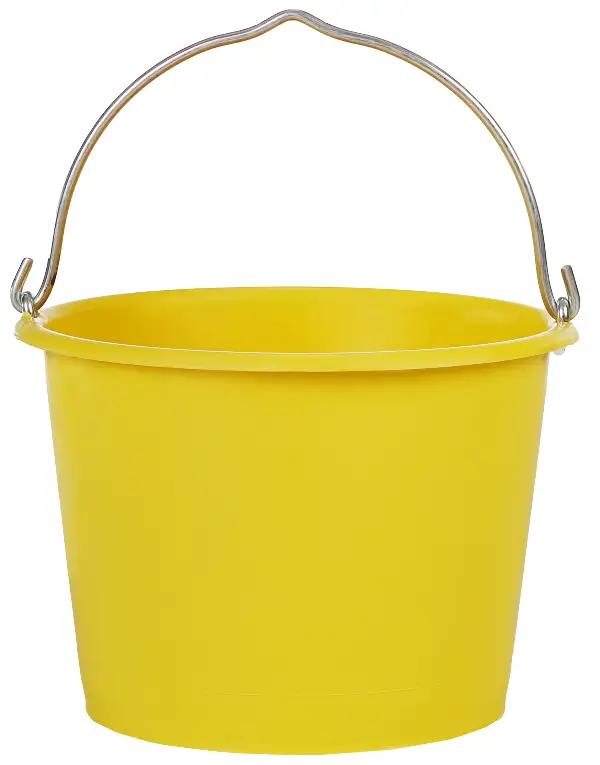 Vedro rumene barve 12 litrov, za dvigalo 600kos/paleta, Z1101226