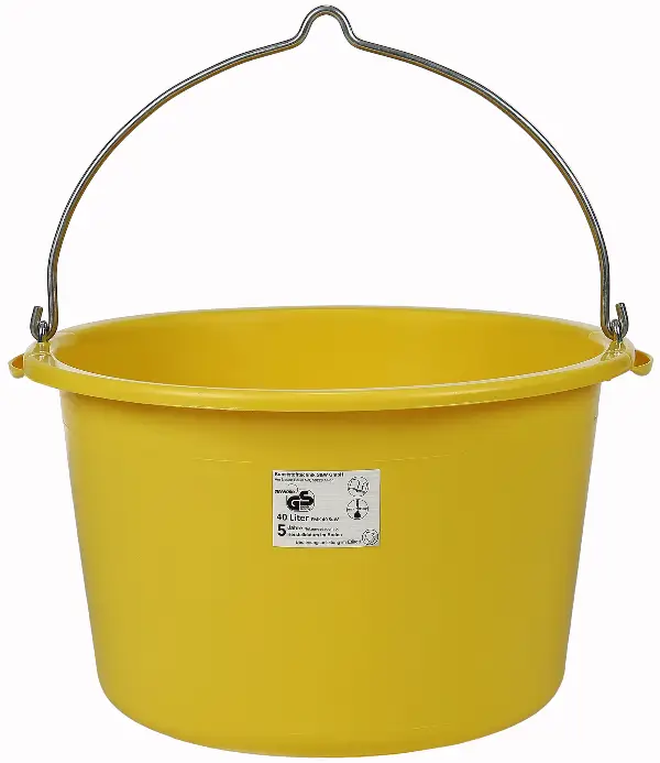 Vedro 40 litrov rumeno za dvigala 200kos/pal, Z1104026
