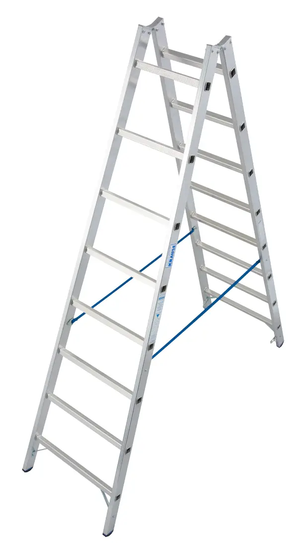 Dvokraka alu lestev KRAUSE® STABILO® 2x8 prečk 2,35m, DV= 3,55m, teža 8,5kg, Z124920