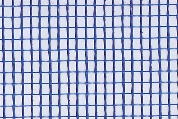 Mreža za zunanji omet 1250, modra, 50m²/rola, teža 110g/m², razmak zank 10x10mm P24, Z1251