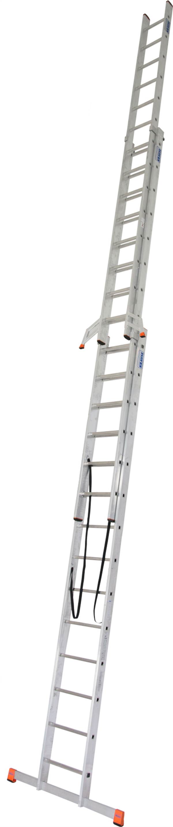 Večnamenska alu lestev KRAUSE® MONTO® 3x14 prečk 4,10-10,25m, za stopnice, teža 31,5kg, Z129727