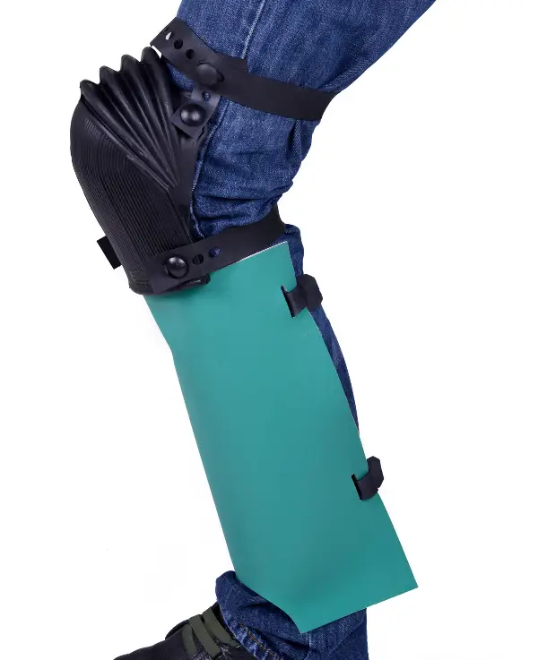 Ščitnik za koleno HARMONICA DIN EN14404 s pregibnim mehom in zaščitno ploskvijo, Z13B