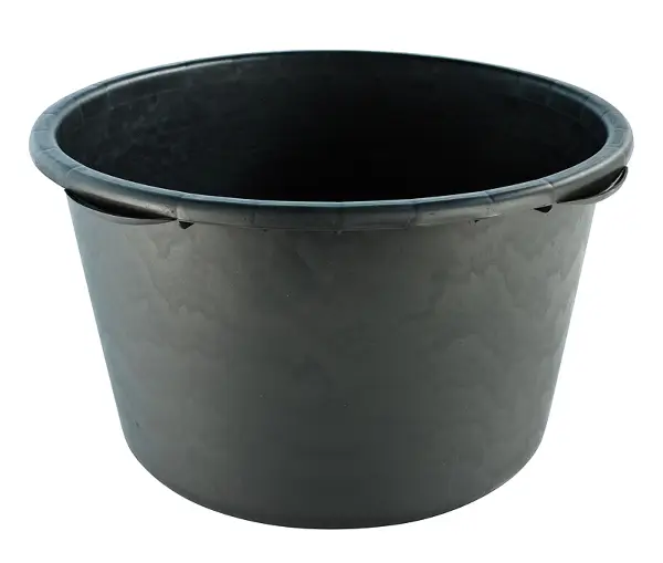 Vedro za malto okroglo 65 litrov črno 120kosov/paleta, Z1400065