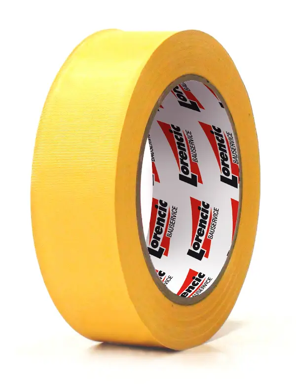 Lepilni trak Profi žlebast rumen 30mm x 33m P60, Z16044LO