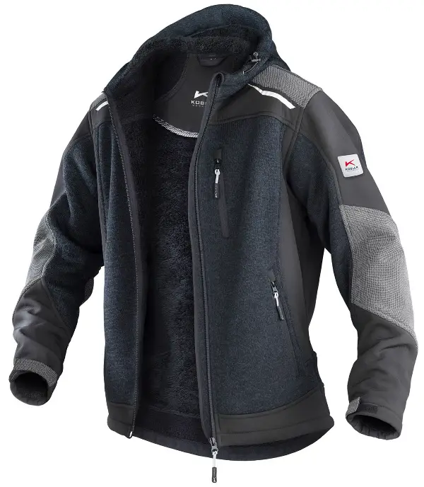 Jopica KÜBLER WEATHER sivo/črna 440 g/m² vel. XL, Z17419899XL