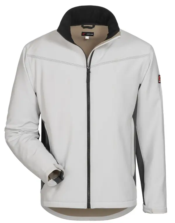 Jakna Softshell LAURIN CRAFTLAND®, belo/siva, vel. XL, P5, Z19972XL