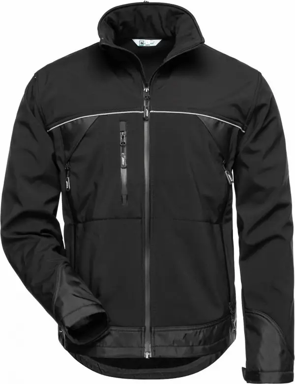 Jakna Softshell ALPHA ELYSEE®, črna/črna, vel. L, P10, Z20001L
