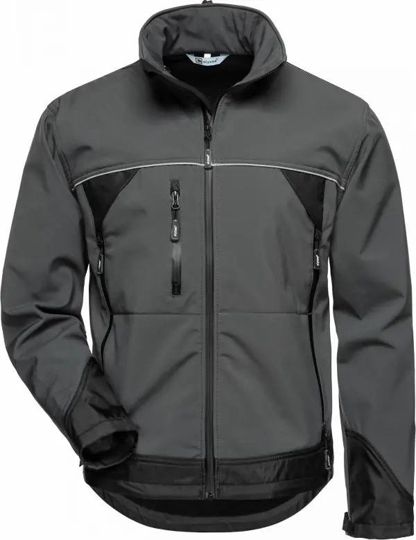 Jakna Softshell BETA ELYSEE®, sivo/črna, vel. M, P10, Z20002M