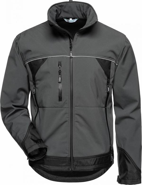Jakna Softshell BETA ELYSEE®, sivo/črna, vel. S, P10, Z20002S