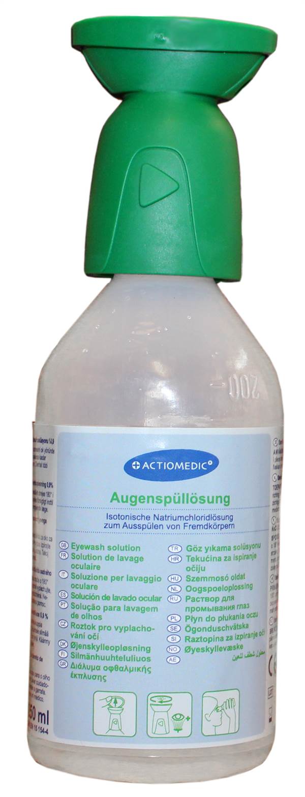 Tekočina za izpiranje oči 250ml, 0,9% solna raztopina, Z20137