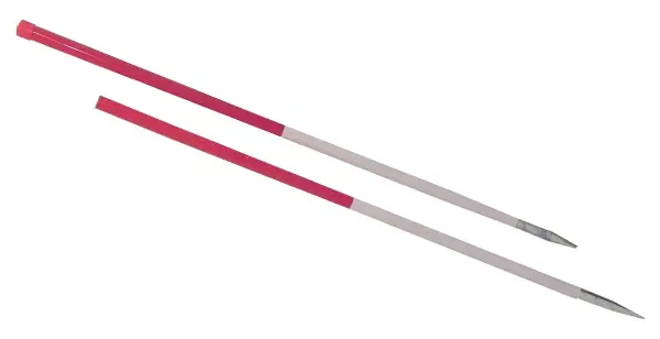 Jeklena trasirka, 27mm, sestavljiva, 2,16m, 2 konici, okrogla P12, Z202371