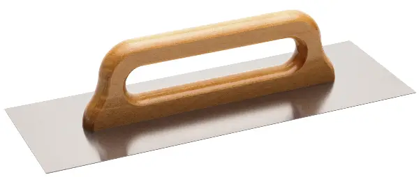 Vlečna gladilka Kompakt 380x130x0,7mm nerjaveča, ročaj privit P10, Z2101920