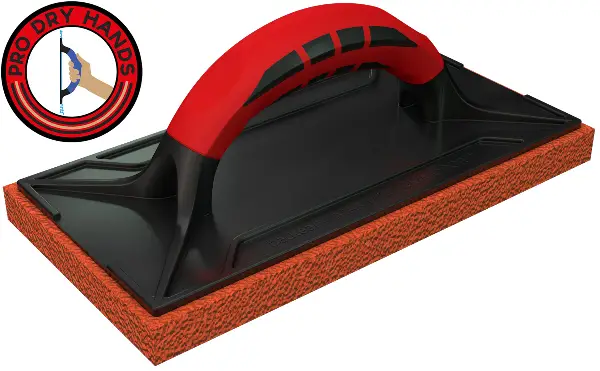 Zaribalka COMMODORE oranžna groba pena 280x140x20mm P65, Z22645KO