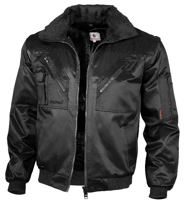 Pilotska jakna QUALITEX, črna, 265 g/m², vel. XL, Z23618XL