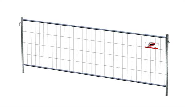 Nizka mobilna ograja F1 1200x3472mm (M100), s poveznikom, Z2711012353