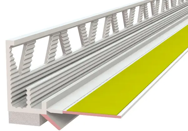 Ometni špaletni profil 10mm,jeziček,podajšano rebro, 2,5m/palica 60pal/kart 21kart/pal, Z3723250LO