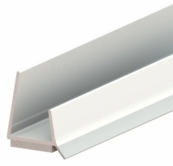 Prekrivno obrobni profil za mavčne plošče 12,5mm, jeziček, 2,5m/palica 50pal/kart 48kart/pal, Z3741250LO