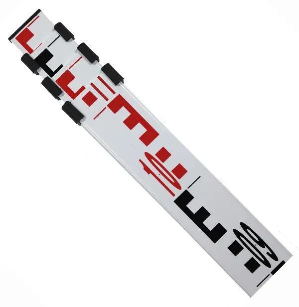 Teleskopska lata - tenimeter 1,24 - 5,00m, 5 - segmentov, z libelo, Z390005