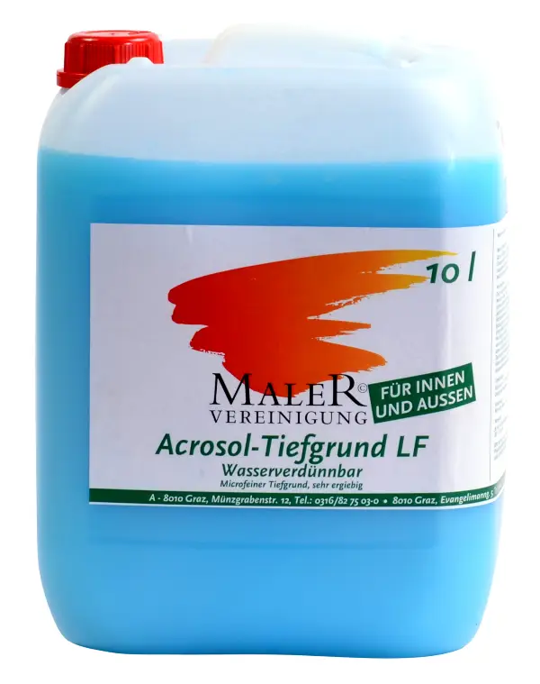 Globinski temeljni premaz Acroso LF, zunaj/noter- 10L/kani. 40kan/pal, Z4036-0