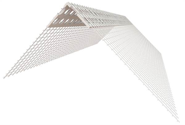PVC-kotnik z armirno stekleno mrežo 10x15cm, L=2,50 m, P100=250m 20kart/pal, Z4041